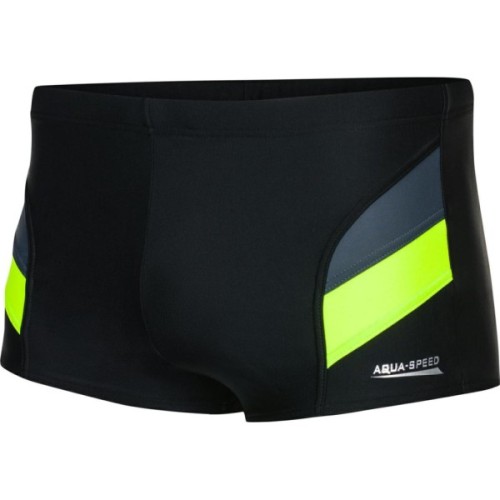 Плавки Aqua Speed Aron 338-138 чорний, жовтий 2XL (5908217671370)