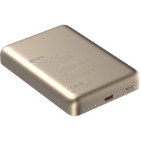 Батарея універсальна Atria 10000mAh, PD/20W, 15W Wireless MagSafe, White (WPD-W72G)