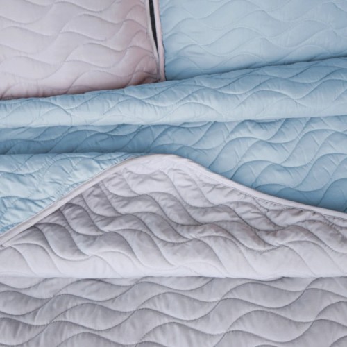 Покривало MirSon Набір Serenity Line №4200 Freshness (покривало + 2 наволочки) 180х210 см (2200007298358)