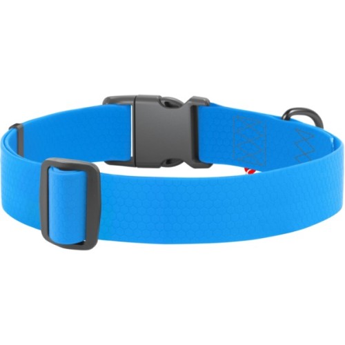 Нашийник для тварин WAUDOG Waterproof з QR паспортом пластиковий фастекс XXL блакитний (25112)