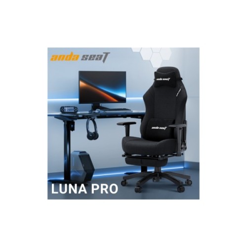 Крісло ігрове Anda Seat Luna Pro Fabric Size L Dark Gray (AD18T-44-GB-F)