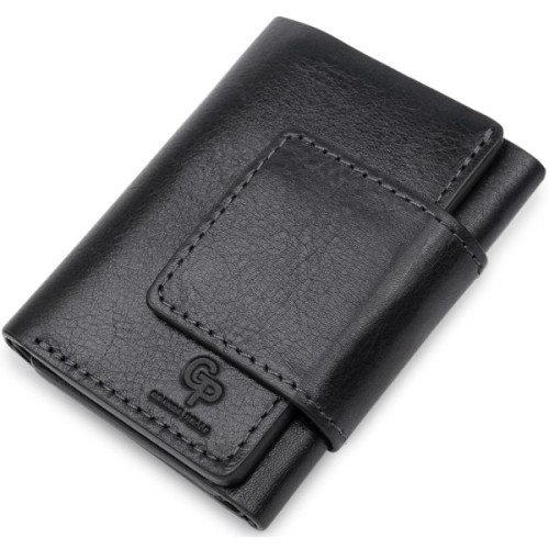 Портмоне Grande Pelle Шкіряне Синє (11511)