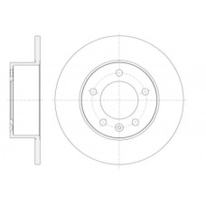 Гальмівний диск REMSA 61412.00