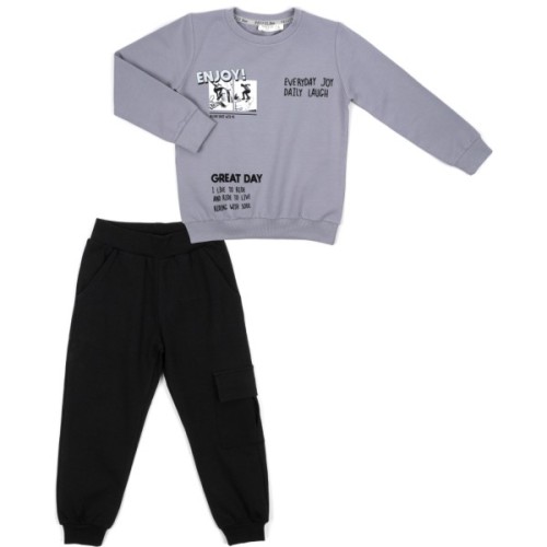 Спортивний костюм дитячий Breeze GREAT DAY (20536-110B-gray)