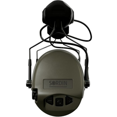 Тактичні навушники Sordin Supreme Mil AUX ARC Rail Green (72308-06-S)