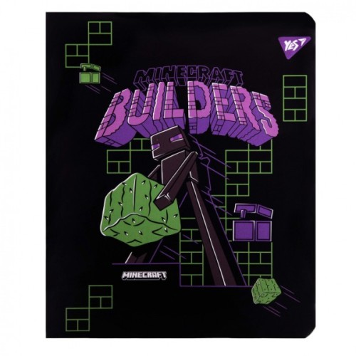 Зошит Yes Minecraft. Team 12 аркушів клітинка (767496)