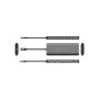 Концентратор J5create USB-C 7-in-1 2xHDMI + 2xUSB 3.2 + 1xRJ45 1000Mbps + PD100W + 3.5mm black (JCD398-N)