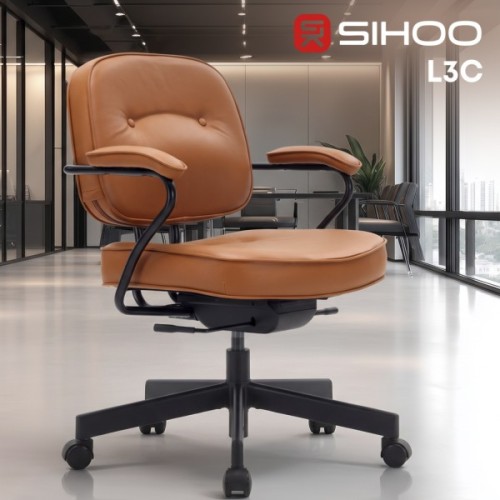 Офісне крісло Sihoo L3C PVC, Vintage Brown (L3C-N201)