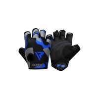 Рукавички для фітнесу RDX F6 Sumblimation Blue XL (WGS-F6U-XL)