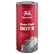 Гальмівна рідина Wolver DOT 3 500 мл
