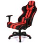 Крісло ігрове Аклас Стрік Light ANF Червоний (PU-чорний/червоний) (00160344)