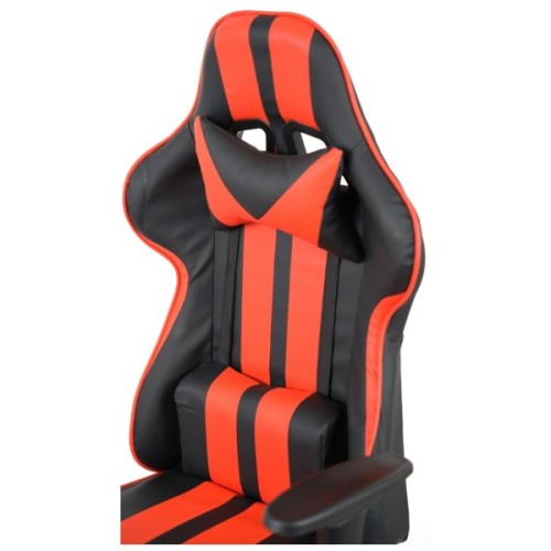 Крісло ігрове Аклас Стрік Light ANF Червоний (PU-чорний/червоний) (00160344)