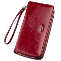 Гаманець Kivi З екошкіри Малиновий (19053)