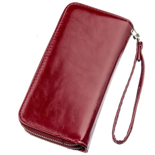 Гаманець Kivi З екошкіри Малиновий (19053)