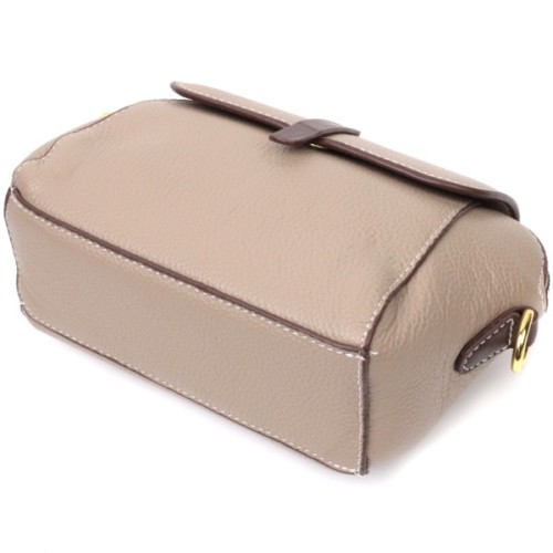 Сумка Vintage З натуральної шкіри Бежева (22267)