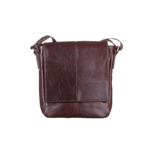 Сумка Shvigel З натуральної шкіри Коричнева (11042)