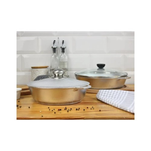 Сковорода Brizoll Monolith алюмінієва 24 см (5-2460)