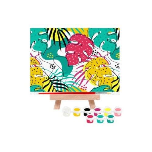 Картина по номерам Rosa Star Листя 15 х 20 см з мольбертом (4823098540519)