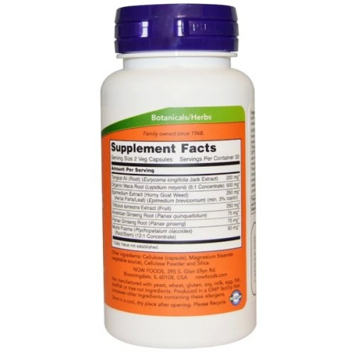 Трави Now Foods Репродуктивне Здоров'я Чоловіків ТестоДжек, TestoJack 200, 6 (NOW-02198)