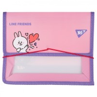 Папка для зошитів Yes на резинці пластикова Line Friends Cony В5 (492210)