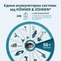 Ланцюгова пила Konner&Sohnen KS MCS20V-8 20V, шина 30см (без АКБ та ЗП) (KSMCS20V-8)