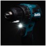 Шуруповерт Makita DDF490WV, 18V, АКБ 1x2Ah, 27·65Нм, 0-500·0-1900об/хв, кейс, 1.4кг (DDF490WV)
