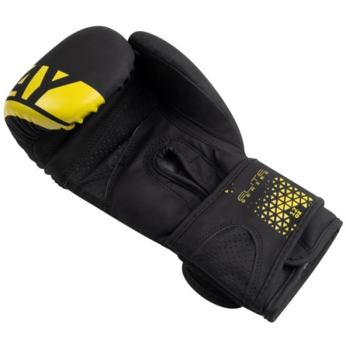 Боксерські рукавички PowerPlay 3086 Matt Challenger Чорно-Жовті 14 унцій (PP_3086_14oz_Bl/Yellow)