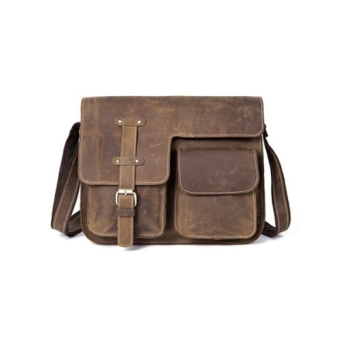 Сумка Vintage Чоловіча Коричнева (14697)