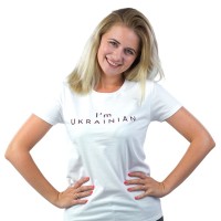 Футболка Sol's Pioneer Women I'am Ukrainian білий S (03579102/138S)