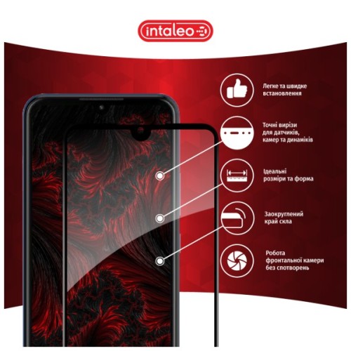 Скло захисне Intaleo Full Glue ZTE Blade L220 Black (1283126583360)