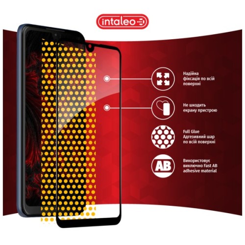 Скло захисне Intaleo Full Glue ZTE Blade L220 Black (1283126583360)