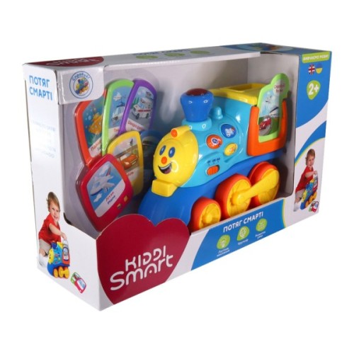 Інтерактивна іграшка Kiddi Smart двомовна - Потяг Смарті (4231T-KS)