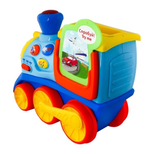 Інтерактивна іграшка Kiddi Smart двомовна - Потяг Смарті (4231T-KS)