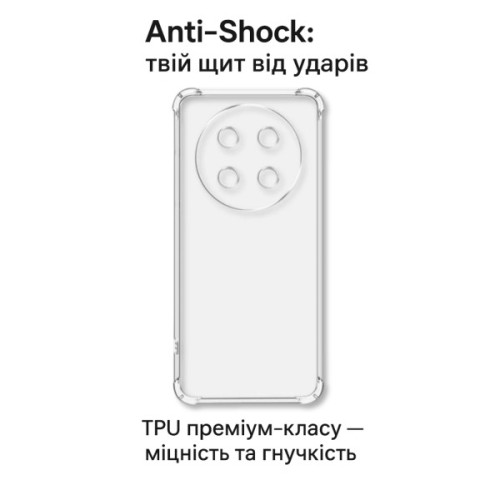 Чохол до мобільного телефона BeCover Anti-Shock Honor X9c Clear (714954)