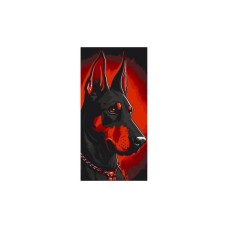 Картина по номерам ArtCraft Доберман 40х80 см (11522-AC)