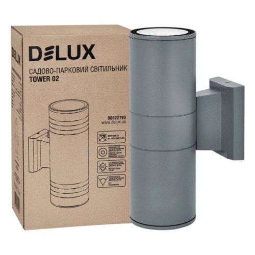 Світильник Delux TOWER 02 2*E27 IP56 (90022793)