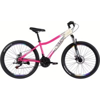 Велосипед Space 27.5" AURORA DD FR рама-15" ST 2026 біло-рожевий (OPS-SP-27.5-092)