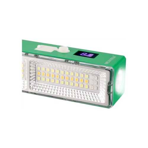 Ліхтар NEWVEW NV-E967T Solar Panel 4000mAh Green (NWVW-NV-E967T-GN)