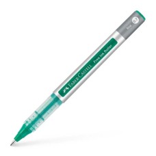 Ролер Faber-Castell Free Ink rollerball, колір чорнила зелений, 0,7 мм, одноразова (29339)