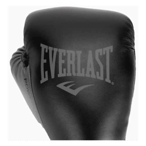 Боксерські рукавички Everlast PowerLock Boxing Training Gloves P00002284 чорний 12 унцій (009283608330)