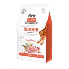Сухий корм для кішок Brit Care Cat GF Indoor Anti-stress 400 г (8595602540860)