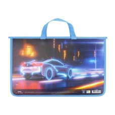 Папка - портфель Maxi А4 пластиковий на блискавці (MX30000)