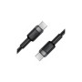 Дата кабель USB-C to USB-C 1.2m 60W black Acefast (6974316285137)