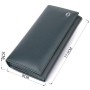 Гаманець ST Leather З натуральної шкіри Зелений (23086)