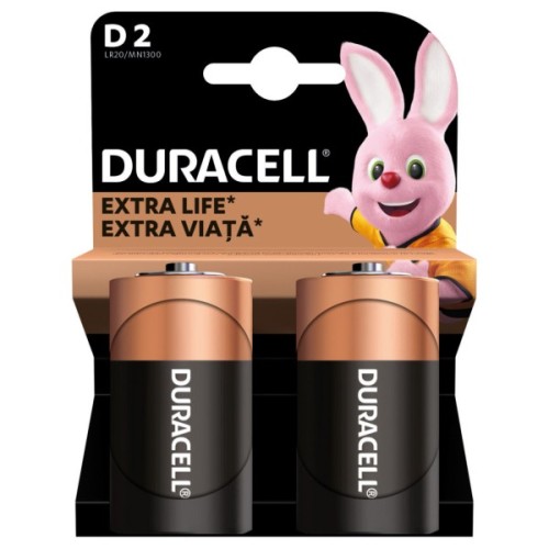 Батарейка Duracell D LR20 лужна 2шт. в упаковці (81545439/5005987/5014435)