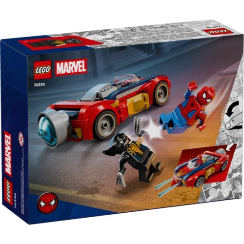 Конструктор LEGO Super Heroes Автомобіль Людини-павука vs. Отруєний Росомаха (76336)