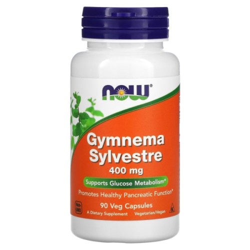Трави Now Foods Джимнема Сільвестра, 400 мг, Gymnema Sylvestre, 90 вегетаріанських (NOW-04707)