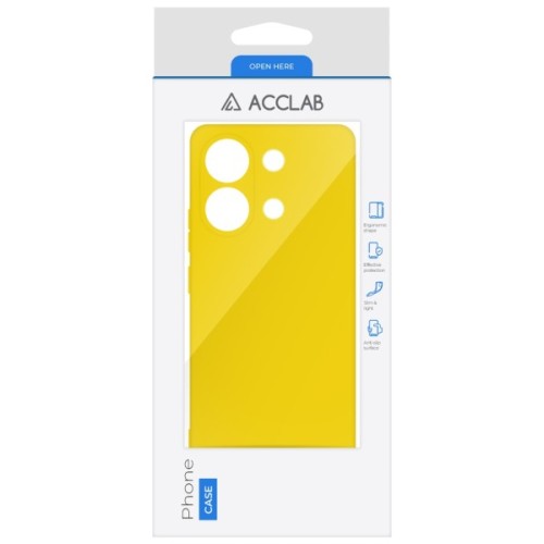 Чохол до мобільного телефона ACCLAB Silicone Case Xiaomi Redmi Note 13 4G Yellow (1283126602788)