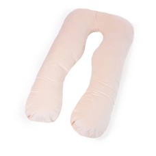 Подушка MirSon для вагітних і відпочинку Velvet Line №8019 U-подібна Cream (2200006178514)