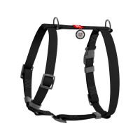 Шлея для собак WAUDOG Waterproof анатомічна Н-подібна S чорна (32941)